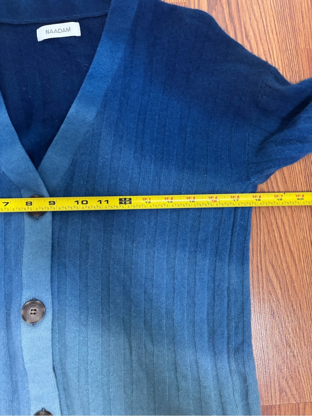 Naadam wool cashmere ombré cardigan - Picture 6 of 6